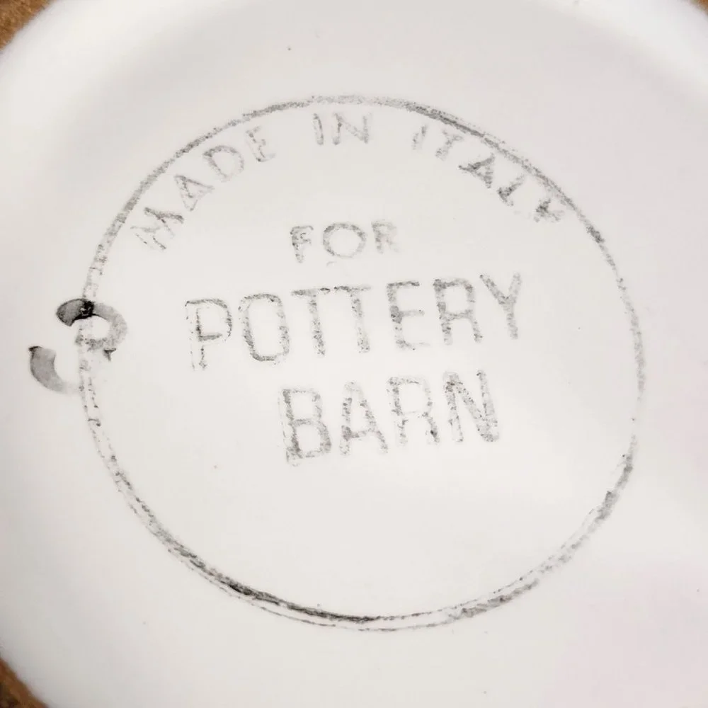 Pottery Barn vintage pottery
